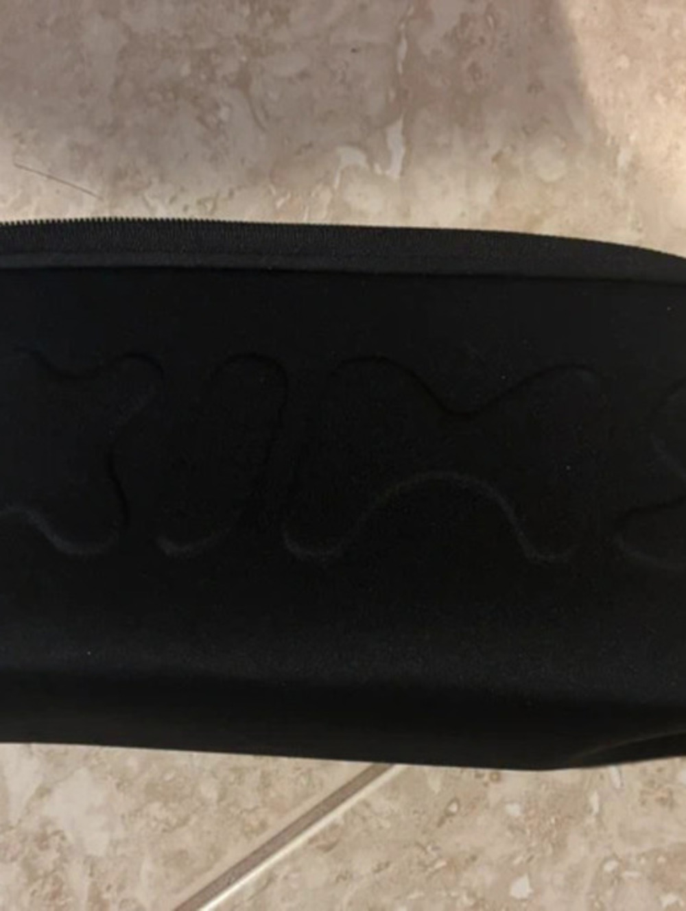 SKIMS Jelly Puffer Toiletry Cosmetics Bag Onyx Black (NWT)